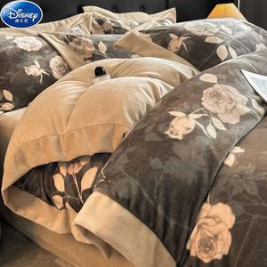 Disney Комплект постельного белья, 4 предмета, простыня на резинке 180х200 см