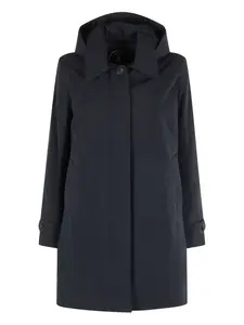 Стеганое пальто с капюшоном Save The Duck, синий