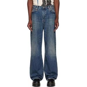 R13 Джинсы мужские синие