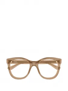 Очки в форме "кошачий глаз" Chloé, бежевый