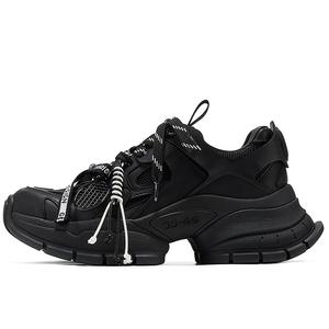 GG-CC GG CC [Magic Flash Planet] Высокие повседневные низкие платформенные бисерные массивные кроссовки женские - черные (съемный кулон), цвет Black (Detachable Pendant)