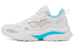 Кроссовки женские с низким верхом Feather белый/синий/нежно-розовый 361°