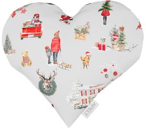 Декоративная подушка X-Mas, 30x32x10 см