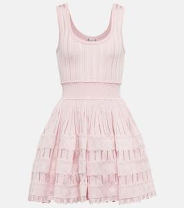 Мини-платье с кринолином ALAÏA, розовый