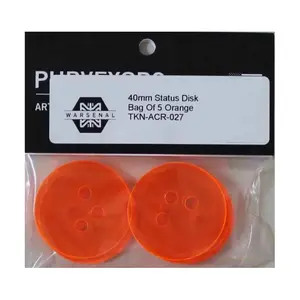 Статусные диски 40 мм — оранжевые, Infinity Markers & Tokens (Warsenal)
