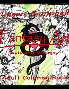 Fantasy Art, epic and whimsy.: Adult coloring book (CreateSpace Independent Publishing Platform)