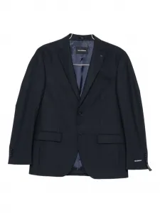 Пиджак с тремя пуговицами KARL LAGERFELD, синий