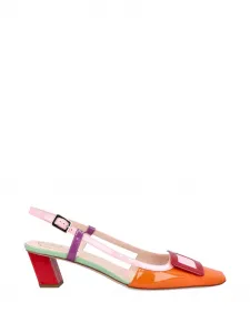 Туфли-слингбэки belle vivier Roger Vivier, оранжевый