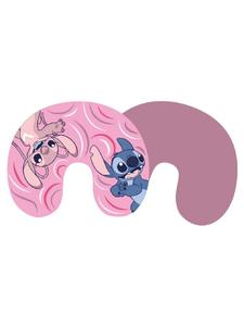 Lilo & Stitch Дорожная подушка «Лило и Стич» - мягкая подушка для комфортных путешествий, розового цвета