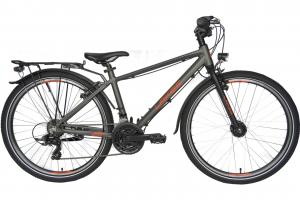 Молодежный велосипед Lakes Free 26 SL - 26 дюймов - Diamant - 2024, цвет Grau|anthracite/black/neon red