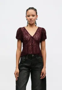 Футболка с v-образным вырезом и принтом спереди Gap, Tuscan Red