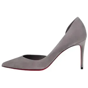 Туфли на высоком каблуке CL Iriza Luboting Slim Heel 8,5 см, женские, серые Christian Louboutin, Original Shoe Box Included