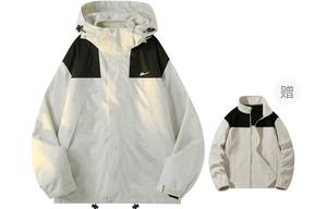 WARRIOR Куртка-ветровка унисекс, Ivory White Triple Combo