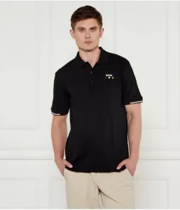 Поло Paddy BOSS Open 25 regular fit Boss Green, черный