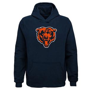 Толстовка с капюшоном Youth navy с логотипом Chicago Bears Outerstuff