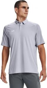 Футболка-поло Under Armour Iso-Chill мужская с коротким рукавом, Mod Gray-White