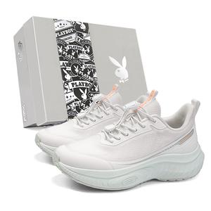 Playboy Низкие кроссовки женские белые розово-зеленые