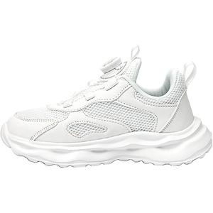 Кроссовки для бега с низким верхом, амортизирующие, износостойкие, дышащие, нескользящие, детские Peter pan, белый