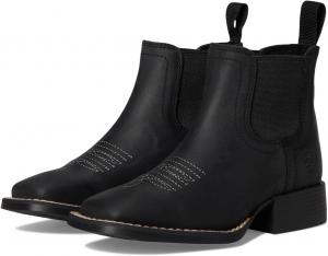 Ботинки Ariat Kids  Booker Chelsea Wide Square Toe Western Boots, Tricorn Black