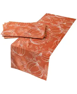 Скатерть «Щедрый урожай», 60 x 120 дюймов Benson Mills, spice/white