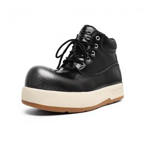 KACHILANG Ботинки Martin унисекс, черные/коричневые