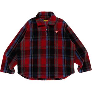 Флисовая одежда унисекс, осень/зима 2025 Human Made, красный