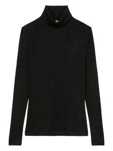 Marc O'Polo топ с высоким воротником, серый