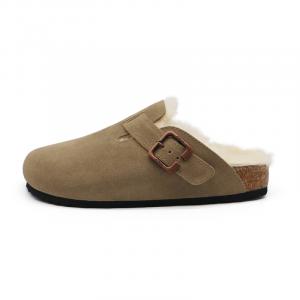 Биркеншток обувь унисекс BEFFON, sand (wool fleece)