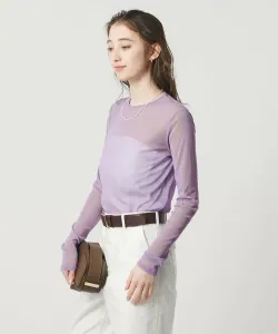Топ из тюля United Arrows, цвет Lilac