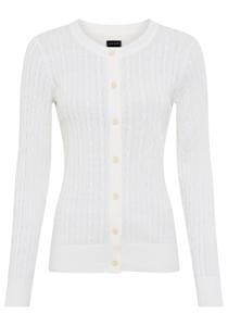 LAURA SCOTT Кардиган из трикотажа в цвете off white