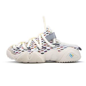 PEAK Женские холщовые сандалии State Pole 6371 с закрытым носком, устойчивые к истиранию, быстросохнущие, белые