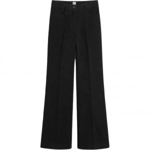 TOTEME Женские повседневные брюки черного цвета FW24