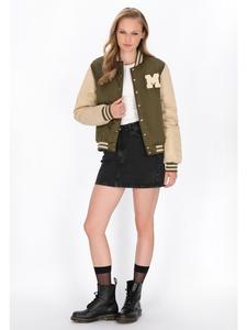 Женская куртка оливкового цвета myMo ROCKS