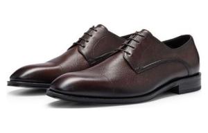 Туфли мужские низкие темно-коричневые Hugo Boss