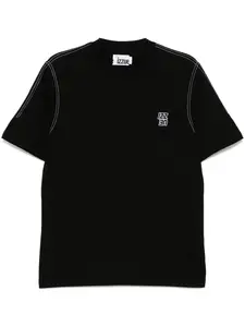 Футболка с вышитым логотипом Izzue, черный