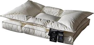 LMMDHUSV Подушка из гусиного пера и пуха с жаккардовым чехлом White