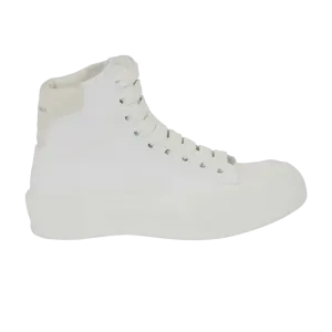 Кроссовки Alexander McQueen Wmns Deck Plimsoll High 'White', белый