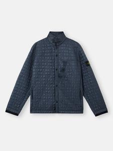 Утепленная куртка для тренера с защитой от падений и ветра Stone Island 4100024 CRINKLE REPS NY QUILTED-TC, RECYCLED NYLON, Ink Blue