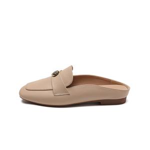 ZHR Женские противоударные антискользящие тапочки с закрытым носком абрикос, цвет Apricot