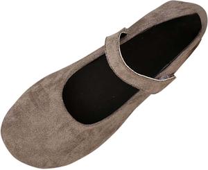 Женские туфли Мэри Джейн на плоской подошве, модные, повседневные, мягкие, для вечеринок, праздников, школы и свадеб Generic, Grey