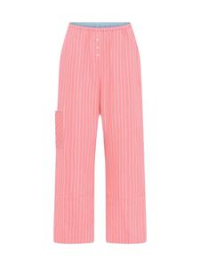 Пижамные штаны Mila в полоску цвета розовой герани CCDK Copenhagen