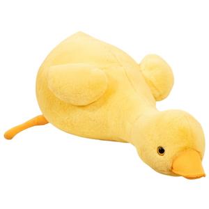 Мягкая игрушка уточка плюш 50см/70см высота 50см длина Little Cucu, желтый