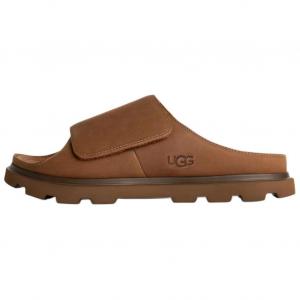 UGG Тапочки-слайды из ЭВА, устойчивые к истиранию, мужские, коричневые