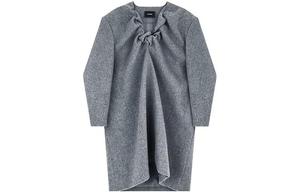 Женское серое платье с длинными рукавами WE11DONE