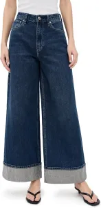 rag & bone Женские джинсы Sofie High-Rise Ankle Wide Leg с манжетой