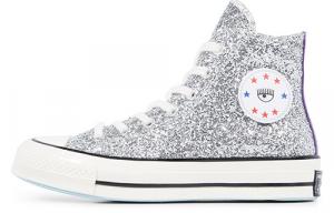 Кеды Converse Chuck Taylor All Star 70 Hi Chiara Silver Glitter Purple Women's