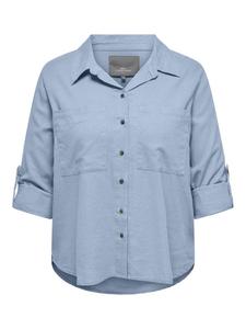 Рубашка ONLY Carmakoma, кашемировый синий