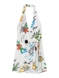 Платье Bershka, белый