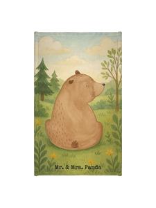 Mr. & Mrs. Panda Гостевое полотенце с рисунком «Медвежье плечо» без слогана, белого цвета