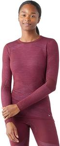 Женская термобелье Smartwool Intraknit из мериносовой шерсти, дышащая рубашка с длинными рукавами, Black Cherry-Violet